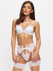 Ann Summers White Lovers Lace Suspender Belt - Image 1 of 5