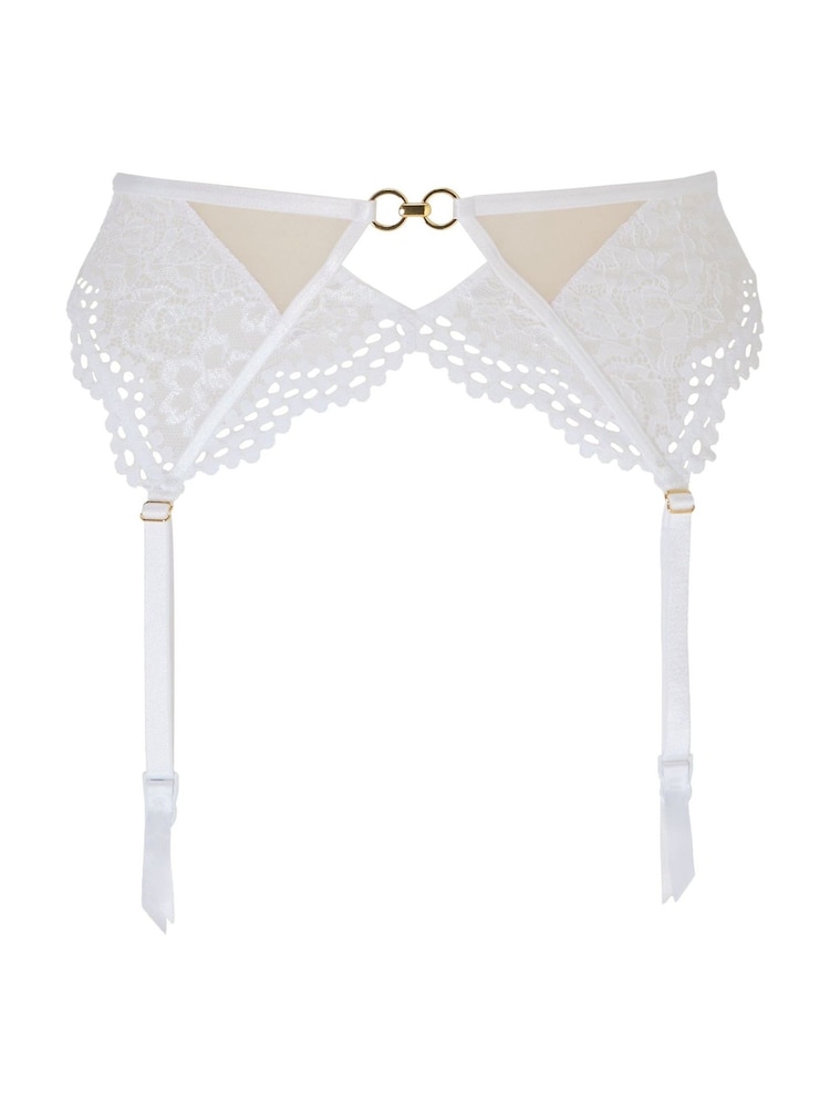 Ann Summers White Lovers Lace Suspender Belt - Image 5 of 5