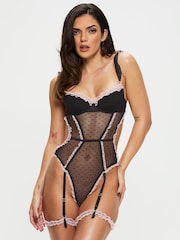 Ann Summers Locked On Love Spot Mesh and Suspender Body - Image 3 of 6