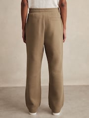 Camel - Reiss Gaia Cotton Blend Wide Leg Joggers - Изображение 5 из 6