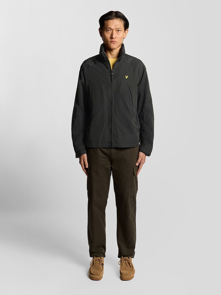 Lyle & Scott Black Fold Away Hood Jacket - Image 2 of 5