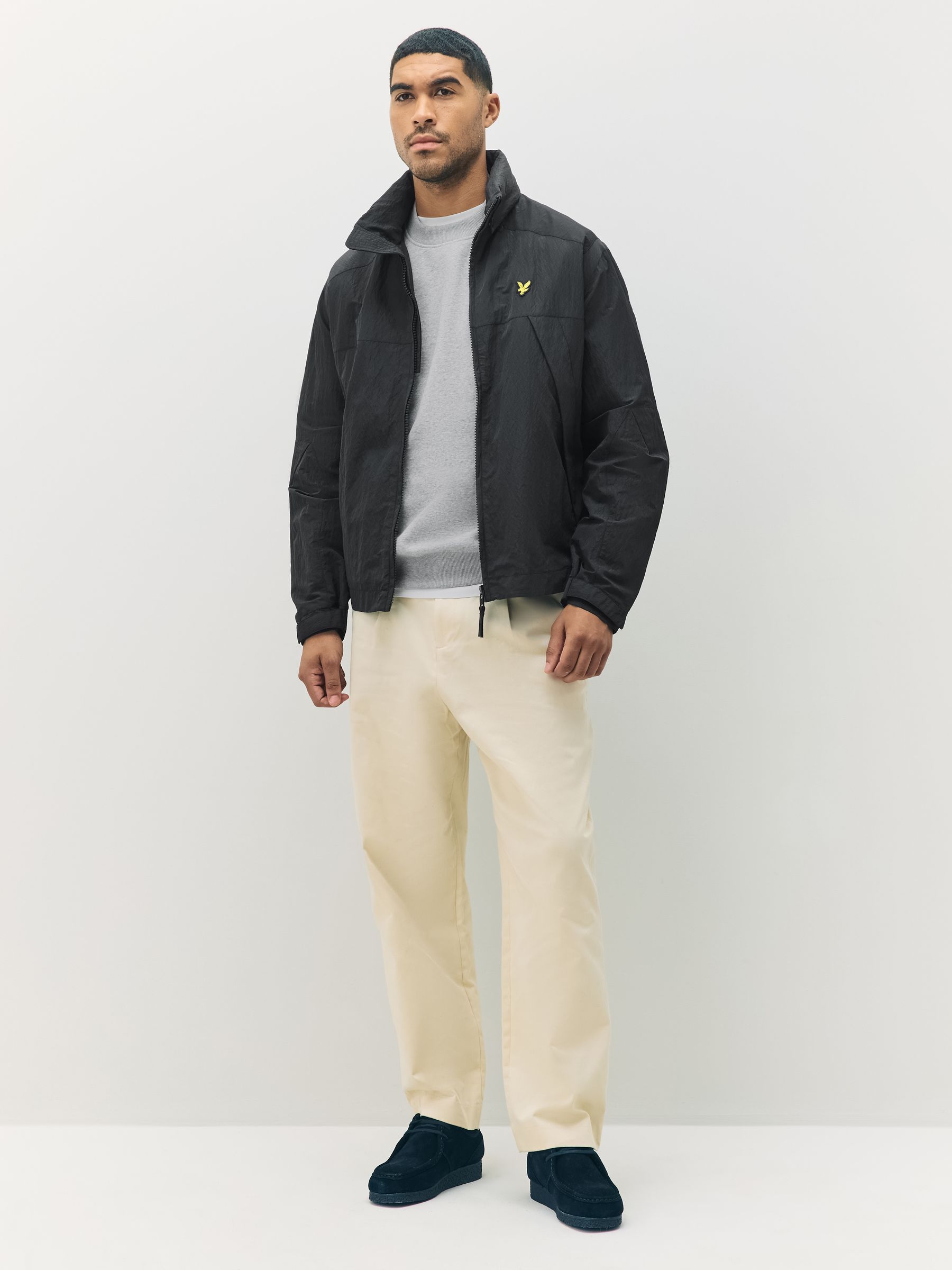 Buy Lyle & Scott Black Fold Away Hood Jacket from Next Norway