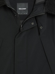 Lyle & Scott Black Cold Weather Parka - Image 7 of 7