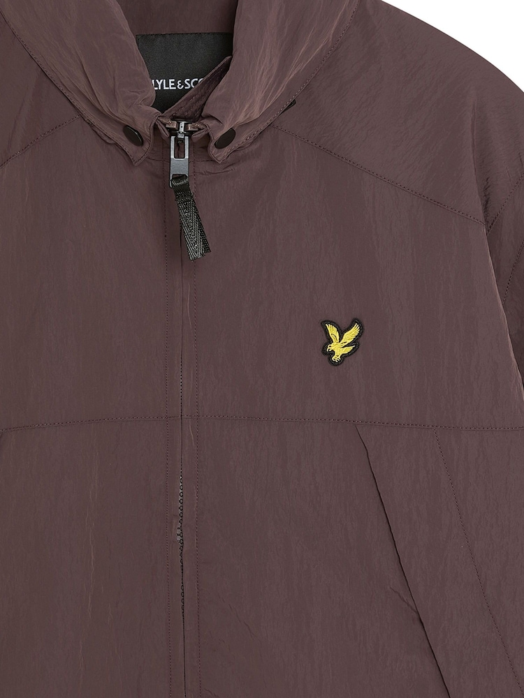 Lyle & Scott Brown Fold Away Hood Jacket - Image 3 of 3