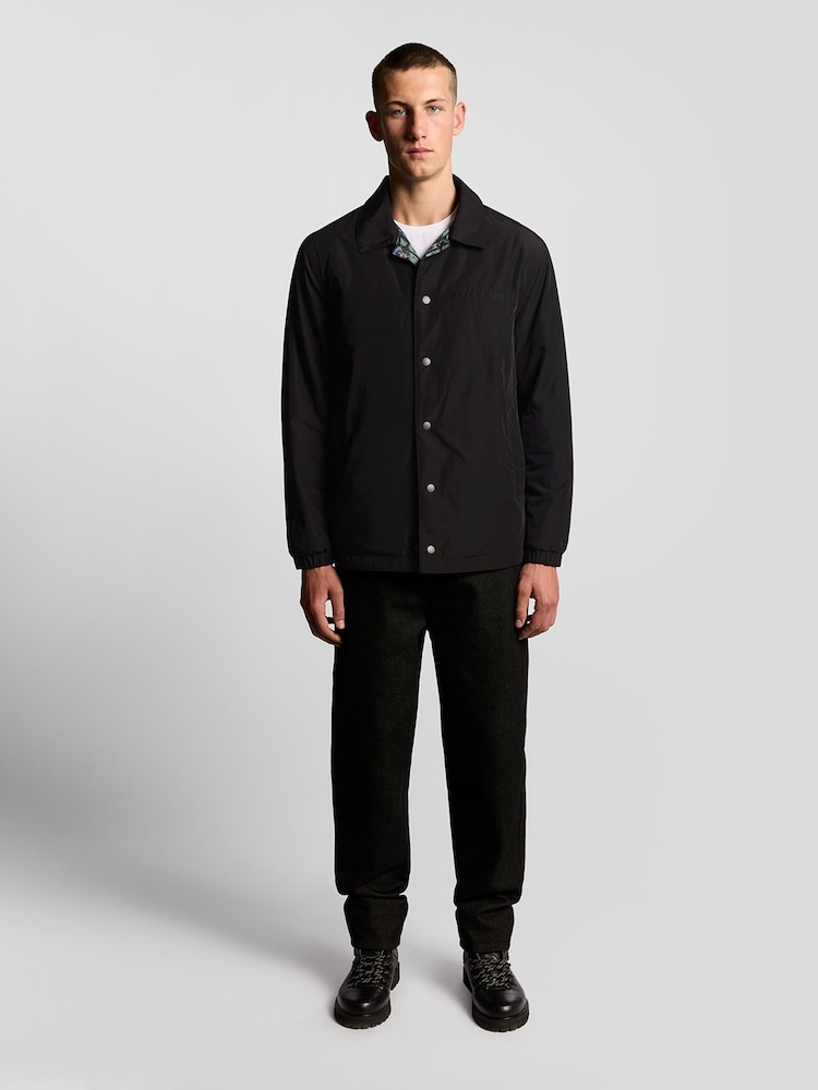 Lyle & Scott Black Reversible Printed Jacket - Image 2 of 7