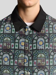 Lyle & Scott Black Reversible Printed Jacket - Image 3 of 7
