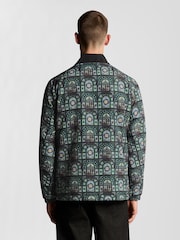 Lyle & Scott Black Reversible Printed Jacket - Image 4 of 7