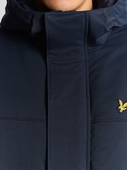 Lyle & Scott Blue Padded Parka Jacket - Image 4 of 5