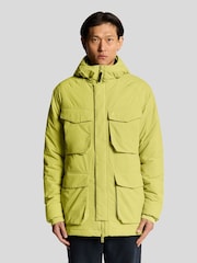 Lyle & Scott Yellow Tactical Wadded Coat - Image 1 of 5