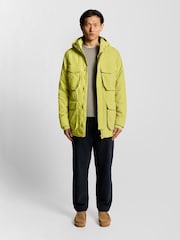 Lyle & Scott Yellow Tactical Wadded Coat - Image 2 of 5