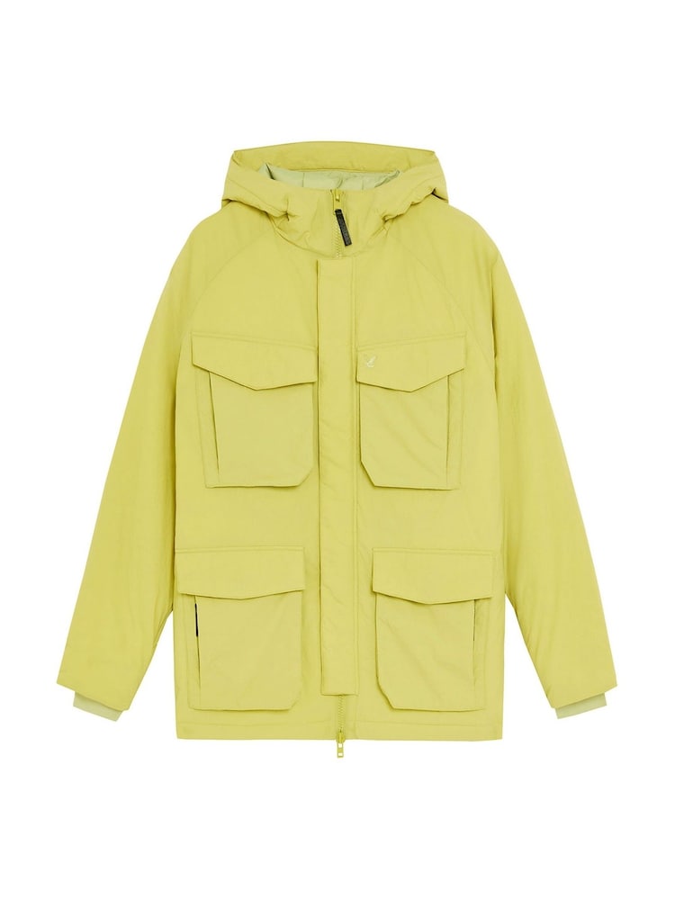 Lyle & Scott Yellow Tactical Wadded Coat - Image 5 of 5