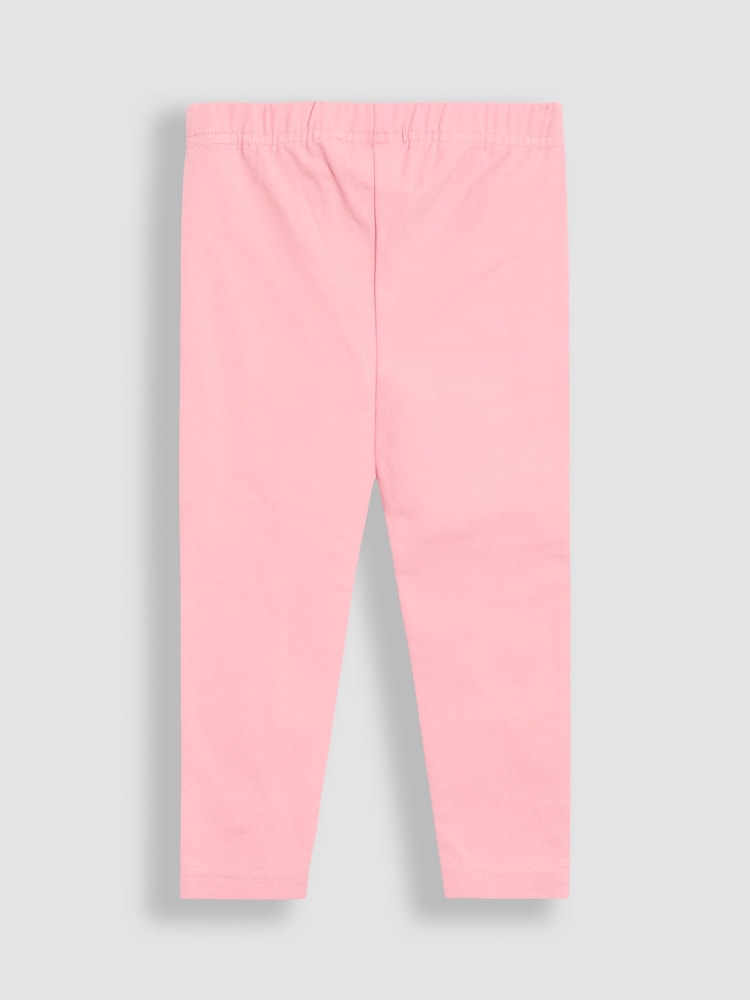 Jojo Maman Bébé Pink Leggings 2 Pack - Image 5 of 5