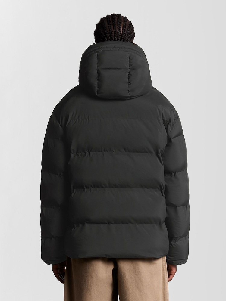 Lyle & Scott Black Welded Wadding Jacket - Image 2 of 7