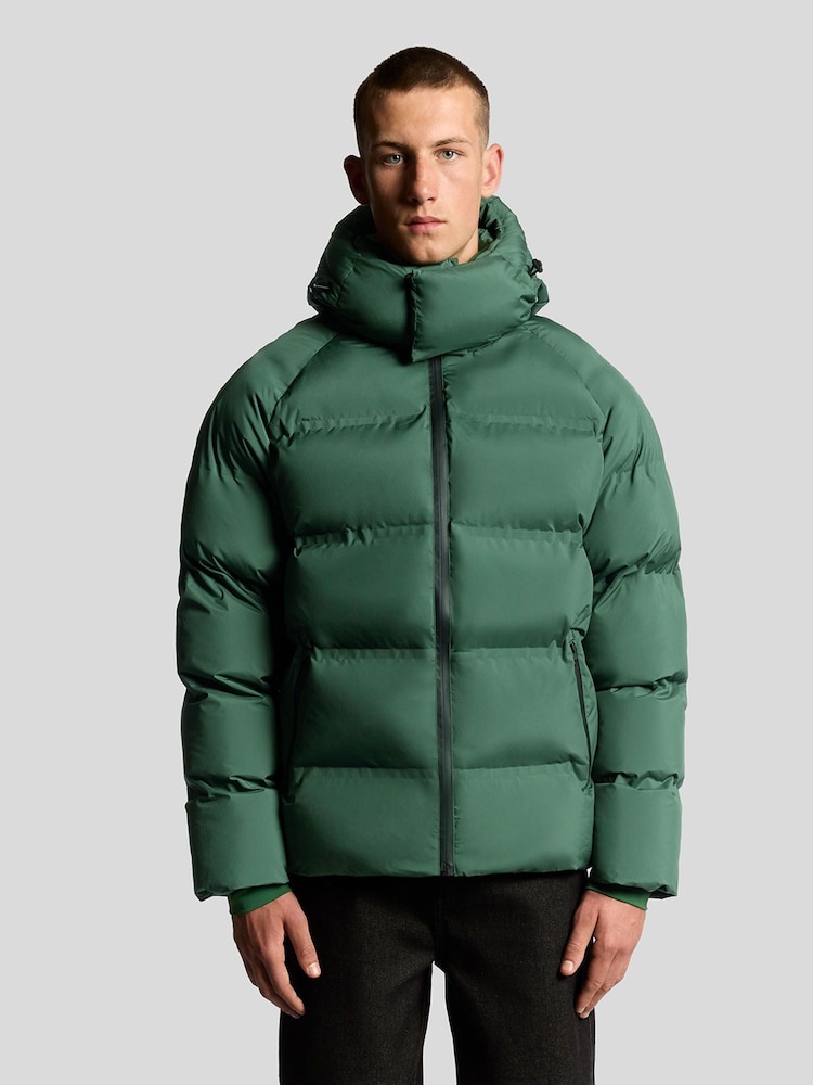 Lyle & Scott Green Welded Wadding Jacket - Image 1 of 7