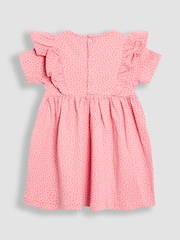 Jojo Maman Bébé Pink Leopard Dress - Image 2 of 3