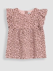Jojo Maman Bébé Natural Appliqué T-Shirt - Image 1 of 3