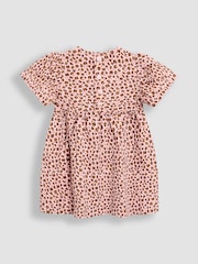 Jojo Maman Bébé Natural Short Sleeve Wrap Dress - Image 2 of 3