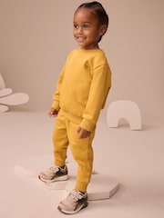 Ochre Yellow Sweatshirt And Joggers Set (3mths-7yrs) - Image 1 of 4