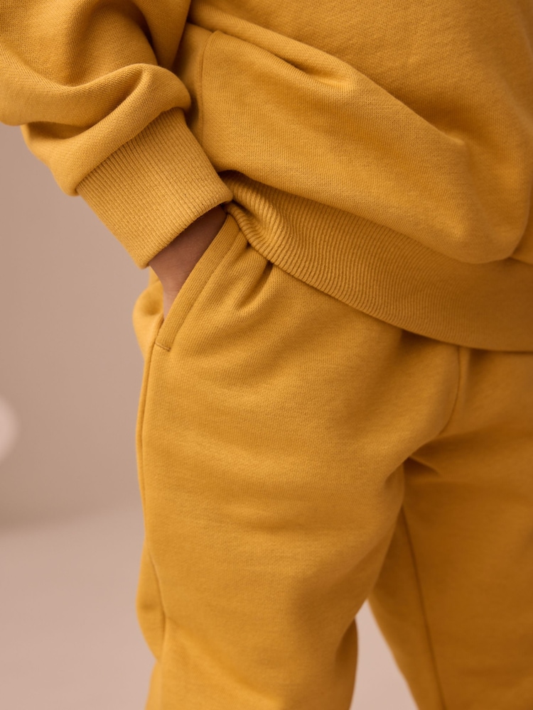 Ochre Yellow Sweatshirt And Joggers Set (3mths-7yrs) - Image 4 of 4
