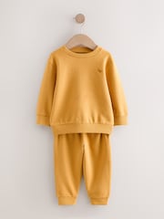 Ochre Yellow Logo Sweatshirt And Joggers Set (3mths-7yrs) - Image 5 of 9