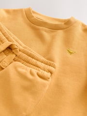 Ochre Yellow Logo Sweatshirt And Joggers Set (3mths-7yrs) - Image 8 of 9