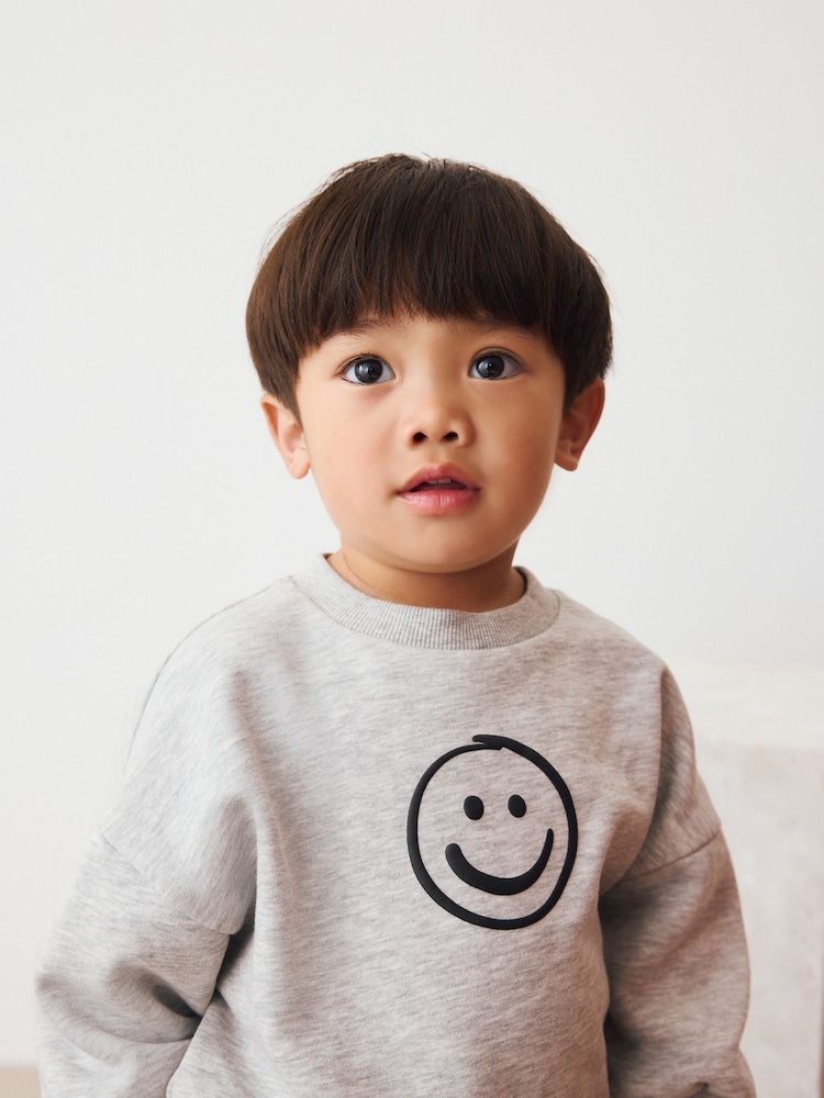 Marga gris - Printed Crew and Joggers Set (3mths-7yrs) - Imagen 2 de 3 Marga gris - Printed Crew and Joggers Set (3mths-7yrs) - Imagen 2 de 3