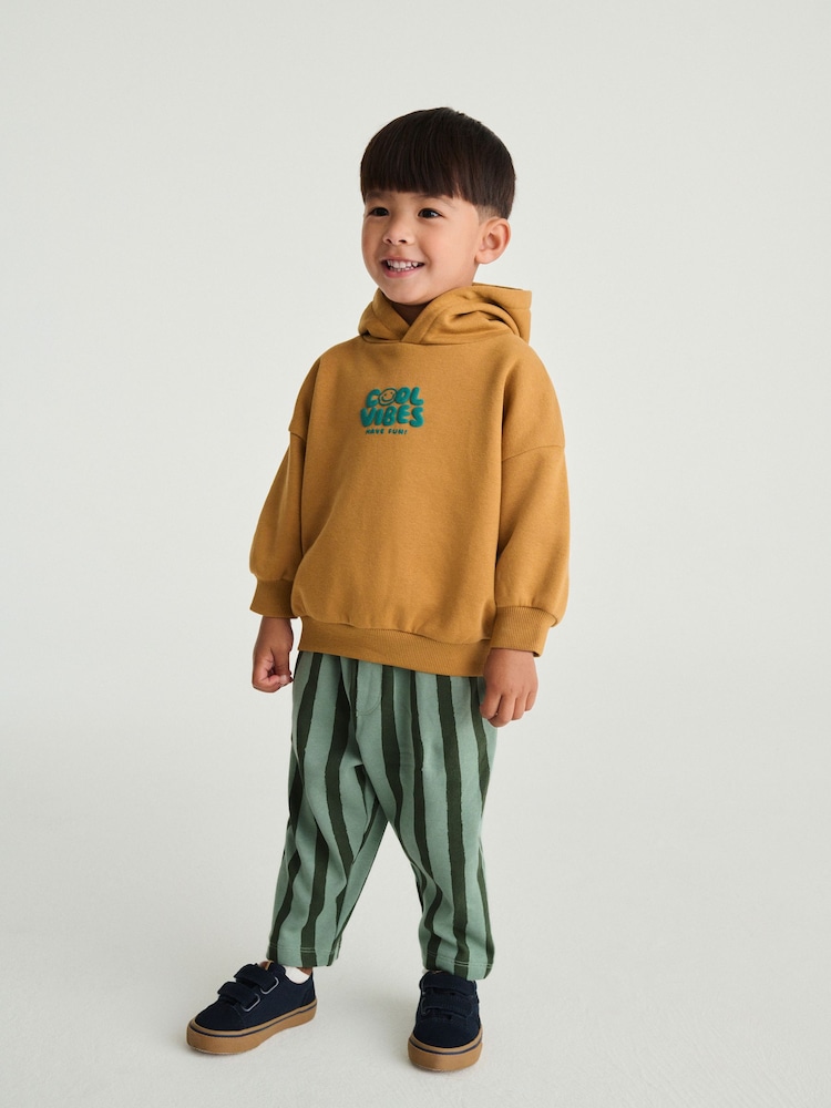 Rust Brown Printed Hoodie and Joggers Set (3mths-7yrs) - Image 1 of 12