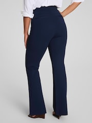 SPANX Blue SPANXsmooth™ Perfect Fit Ponte Flare Petite Pant - Image 3 of 6