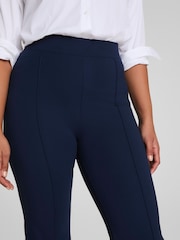 SPANX Blue SPANXsmooth™ Perfect Fit Ponte Flare Petite Pant - Image 4 of 6