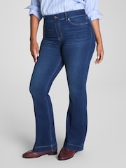 SPANX Blue Pull On Flare Jeans 2.0 - Image 2 of 6