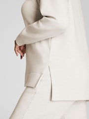 SPANX Cream Cream Brushed Ae Half Zip Sweatshirt - Image 7 of 7