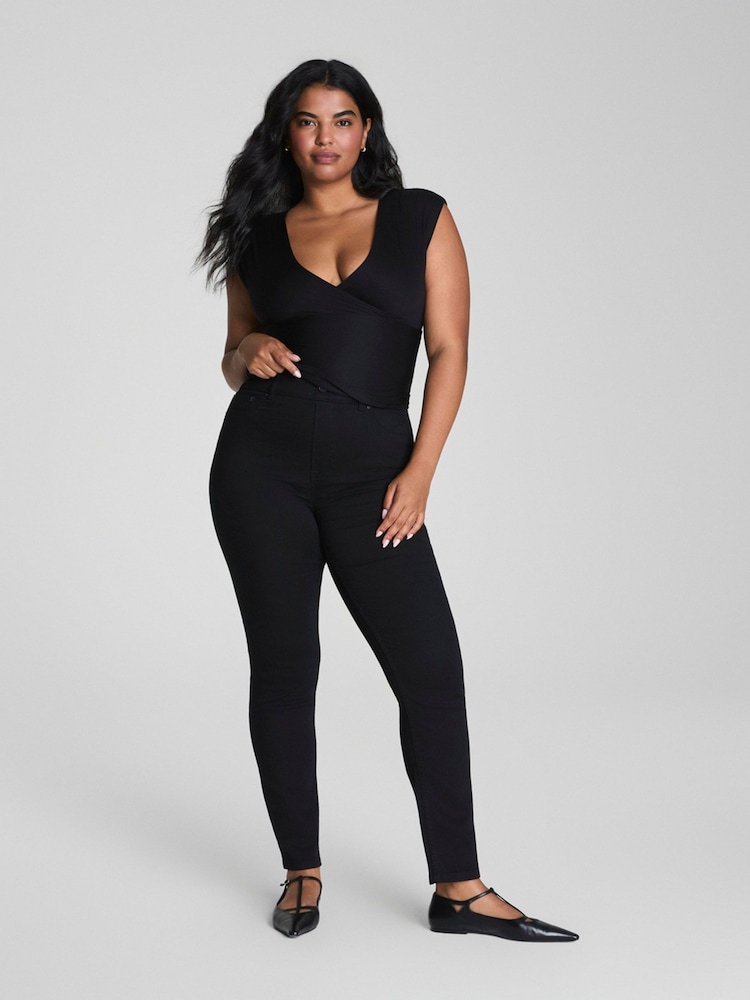 SPANX Black Pull On Skinny Jeans 2.0 - Image 1 of 6