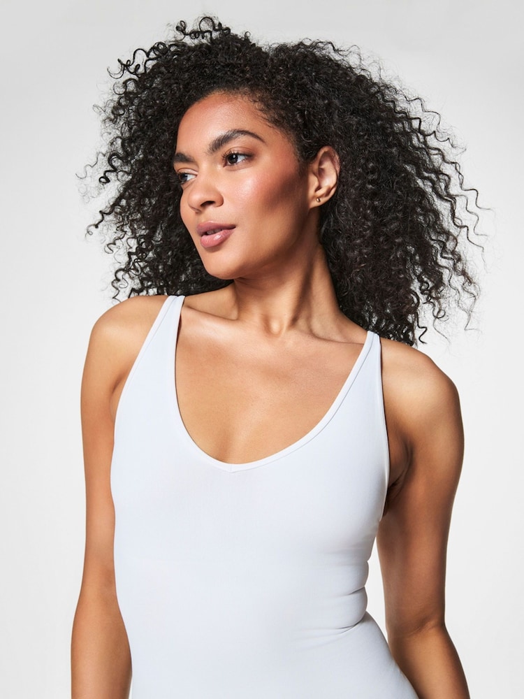 SPANX Sculpt™ Seamless Power White Tank Top - Image 1 of 4