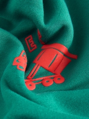 Green Printed Crew and Joggers Set (3mths-7yrs) - Image 7 of 8