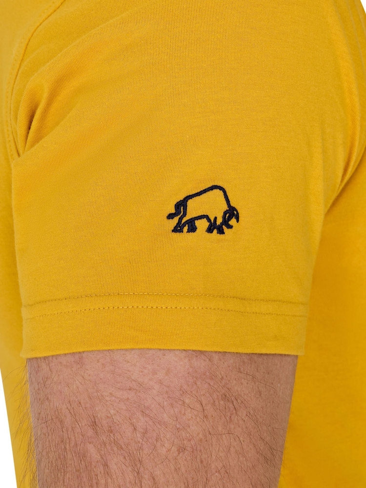 Raging Bull Yellow Boucle RB T-Shirt - Image 3 of 5