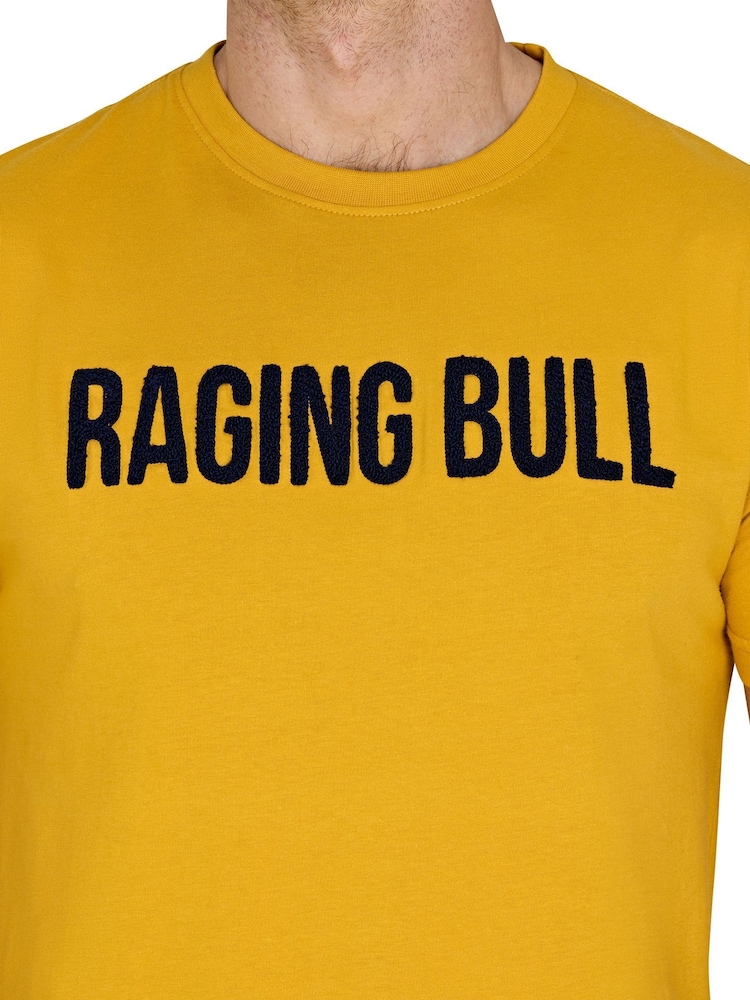 Raging Bull Yellow Boucle RB T-Shirt - Image 4 of 5