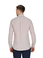 Raging Bull Natural Classic Long Sleeve Linen Shirt - Image 2 of 5