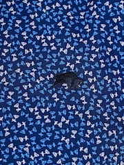 Raging Bull Blue Long Sleeve Flower Bud 100% Cotton Poplin Shirt - Image 5 of 5