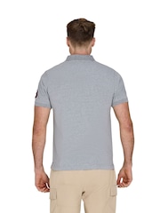 Camisa polo Raging Bull cinza 100% algodão Rugby Club - Imagem 2 de 5