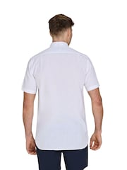 Raging Bull Classic Short Sleeve Linen White Shirt - Image 2 of 5