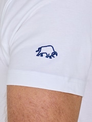 Raging Bull 100% Cotton Flock Bull White T-Shirt - Image 3 of 4