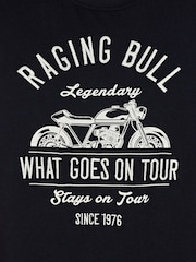 Raging Bull 100% Cotton Ride Out Black T-Shirt - Image 4 of 4