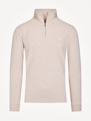 Raging Bull Natural Classic French Rib Quarter Zip Sweater - Image 1 of 1