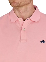 Raging Bull Pink Classic 100% Cotton Polo Shirt - Image 3 of 5