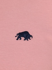 Raging Bull Pink Classic 100% Cotton Polo Shirt - Image 5 of 5