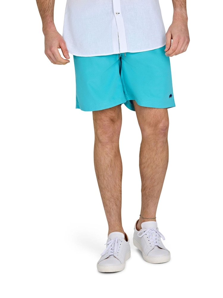 Raging Bull Blue Classic Swim Shorts - Image 1 of 3