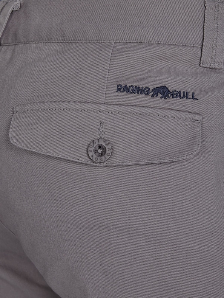 Raging Bull Grey Classic Chino Trousers - Image 4 of 4