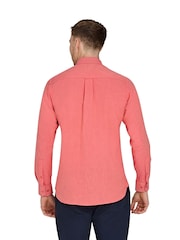 Raging Bull Pink Classic Long Sleeve Linen Shirt - Image 2 of 5