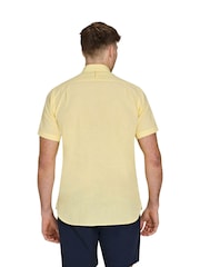 Raging Bull Yellow Classic Short Sleeve Linen Shirt - Image 2 of 5