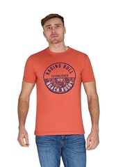 Raging Bull Orange100% Cotton Beach Rugby T-Shirt - Image 3 of 5